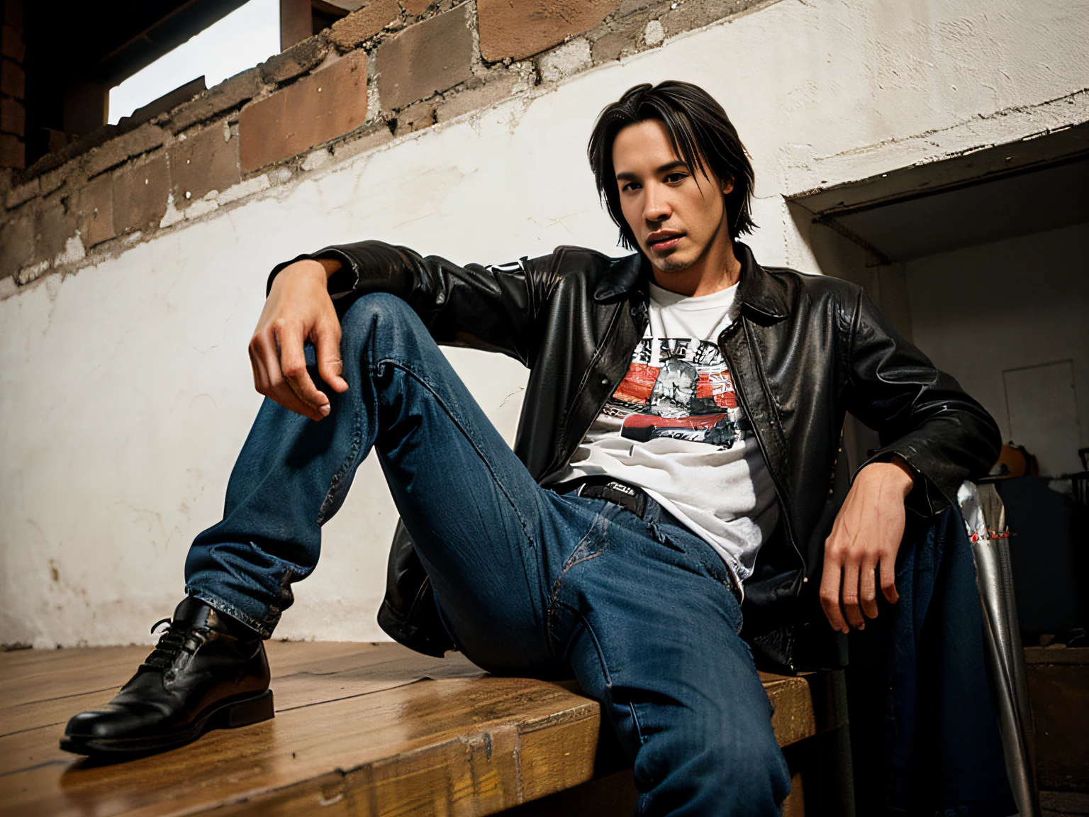 teenager Keanu Reeves, drinks beer, digital art art, Maximum Quality