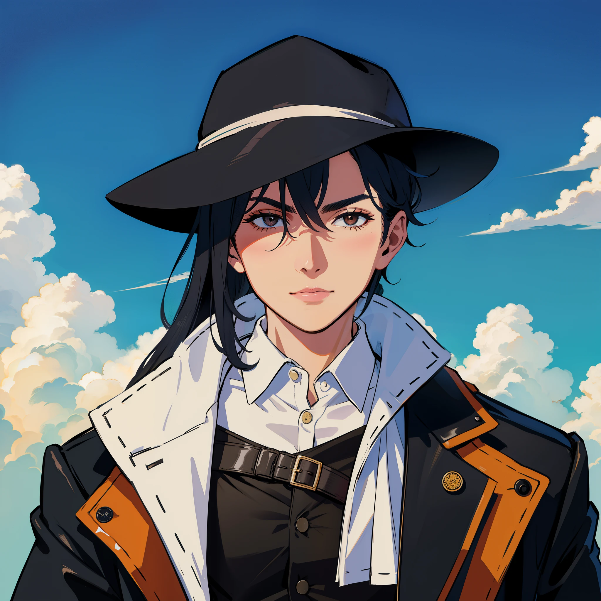 new style outfit, mafia jacket style (new outfit:1.2)