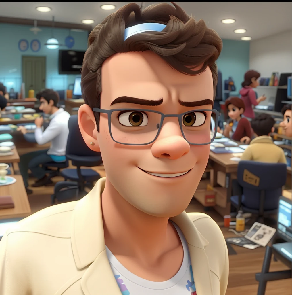 Casal estilo Disney pixar, alta qualidade, melhor qualidade