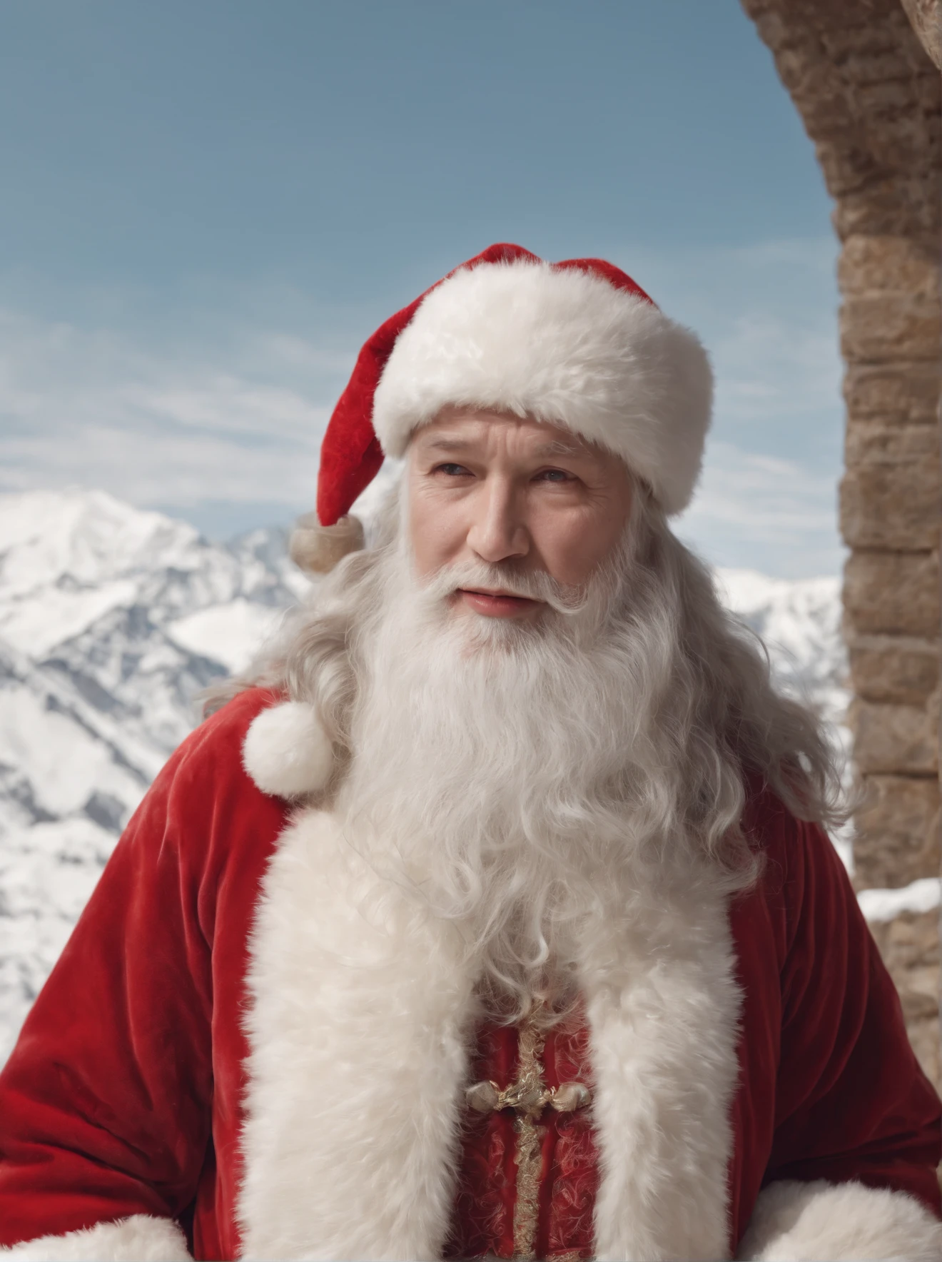 Q version of Santa Claus,Cute and cute,hunchback、chubbiness,Carry a large pocket,Throw one away,Map of Japan,Huge moon background,depth of fields,a work of art,ultra - detailed,4K分辨率,high high quality,Overclocked renderer,电影灯光,High picture detail,Detailed pubic hair,epic graphics
