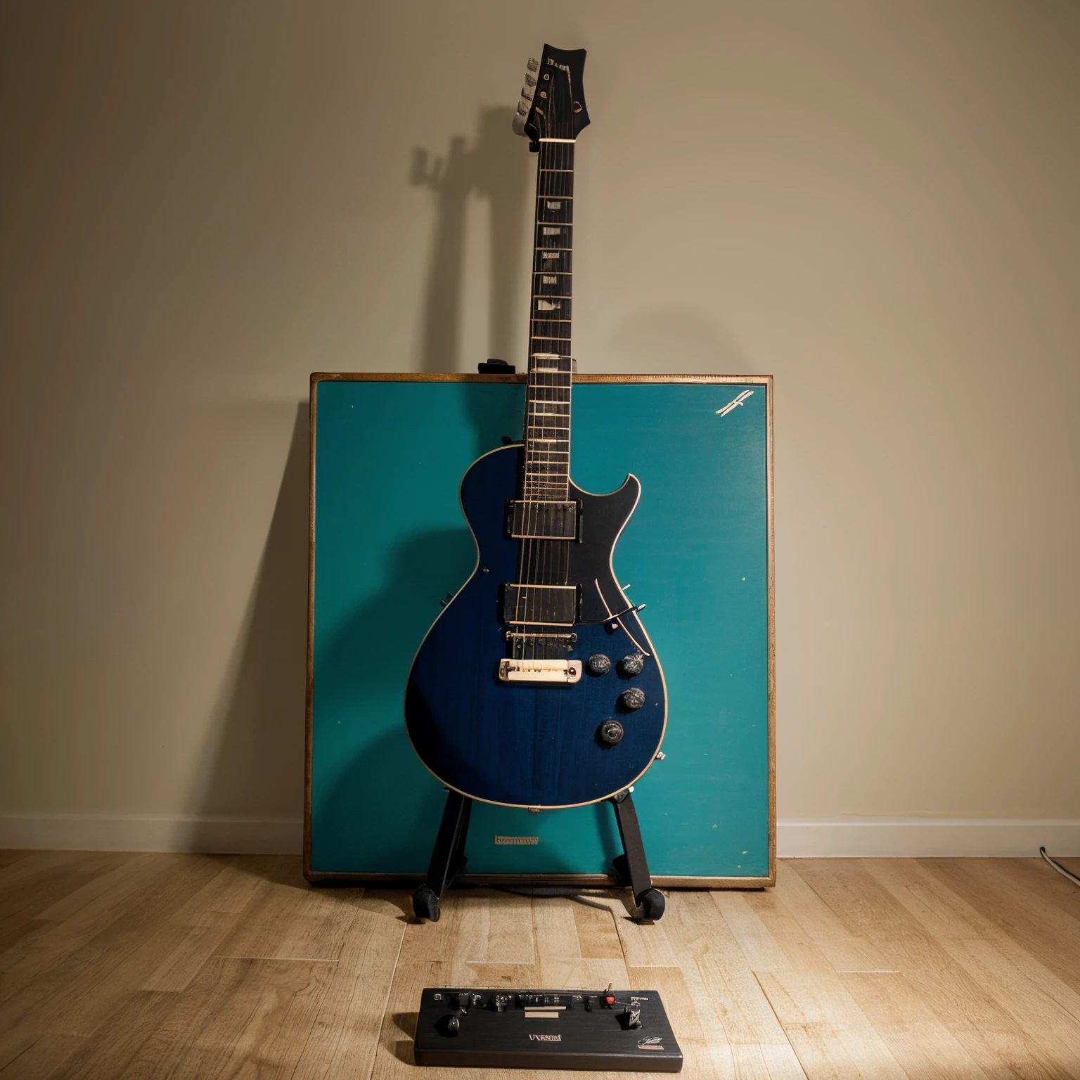 A Flying V guitar