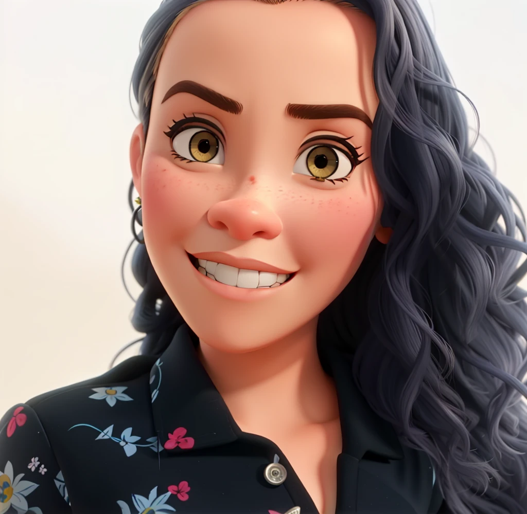 Uma mulher estilo disney pixar, alta qualidade, melhor qualidade