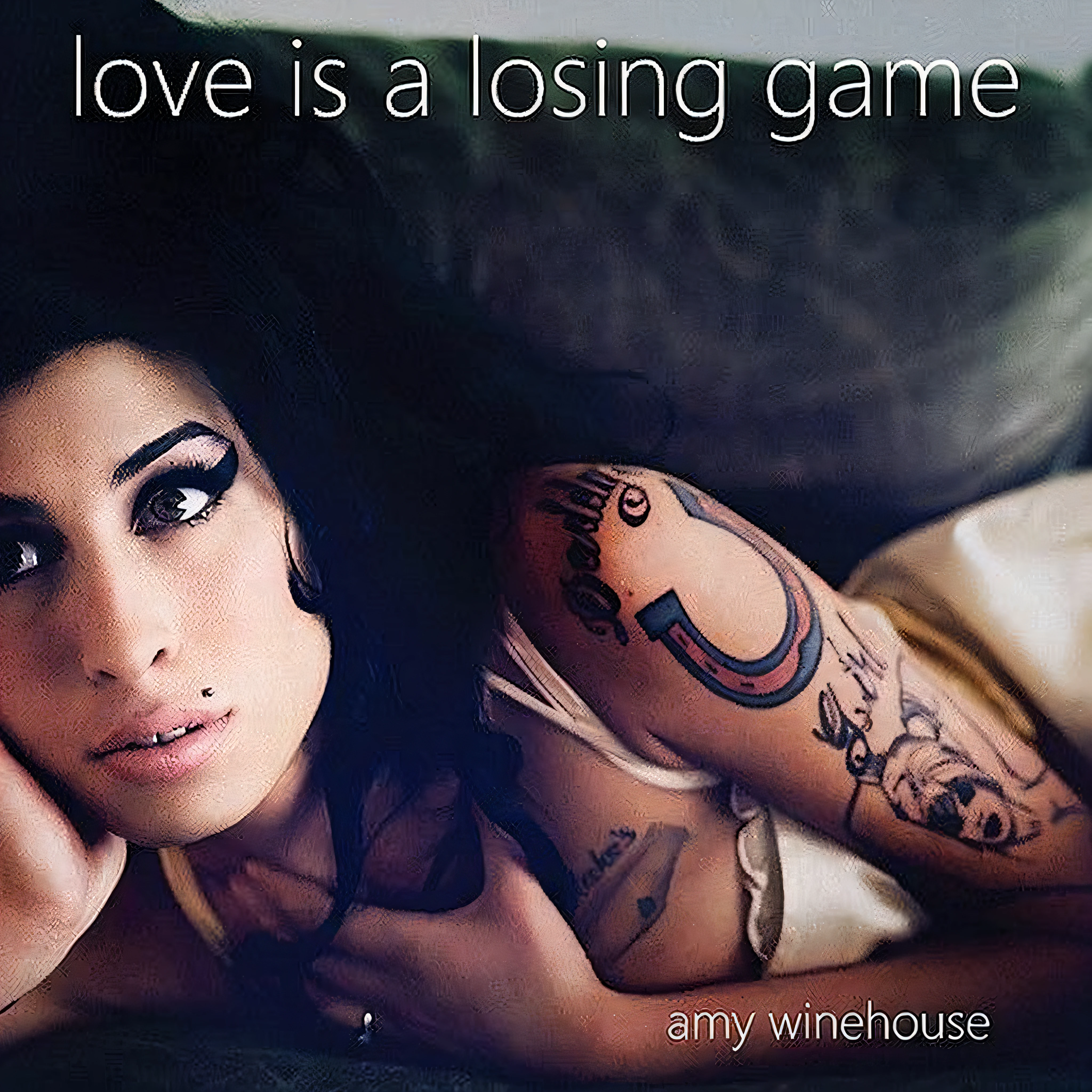 there a woman laying on a couch with tattoos on her arms, loving, with tattoos, loser, album cover!, this loss?, lossless, they are in love, new album cover, love hate love, promo shot, losing control, winning, art cover, a close up shot, lying scattered across an empty, fan art, dreaming of kissing a girl