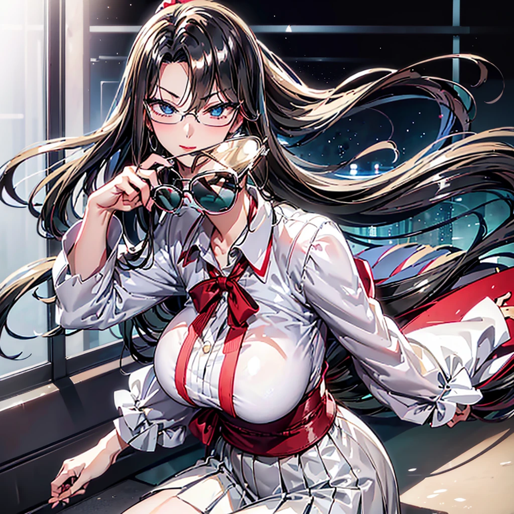 Eva Katsuragi Misato Purple Long Hair Whole person NERV Headquarters: First Level of Alert