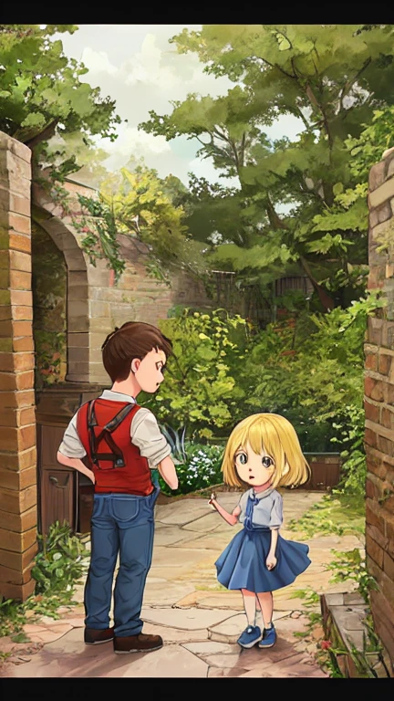 1little girl, I grab two boys' penises