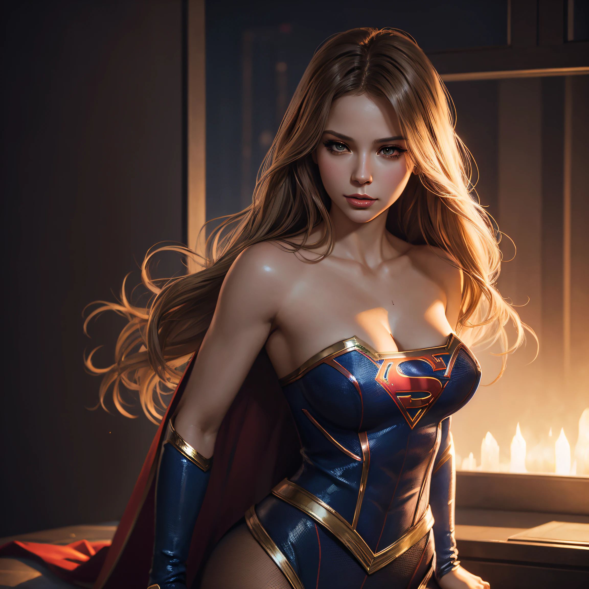 Supergirl, tours of sexy prostitutes, Portrait du personnage, 4 9 9 0 s, cheveux longs, complexe, elegant, highly detailed, digital painting, ArtStation, Art conceptuel, lisse, mise au point nette, illustration, Illustration par Wlop, Charlie Bowater et Alexandra Fomina