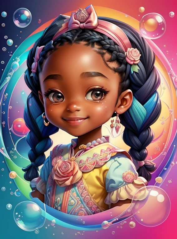 ((cute black girl with braids smiling playing with soap bubbles)) - Criador: Walt Disney2023) ), ,, ( Walt Disney acolchoamento ,multidimensional geometric wall PORTRAIT, arte, Chibi,
Yang08k, lindo, Colouring,Rose
Primary works, qualidade superior, melhor qualidade, Arte Oficial, Beautiful and Aesthetic,)) ), ,, Walt Disney acolchoamento ,multidimensional geometric wall PORTRAIT, arte, Chibi,
Yang08k, lindo, (Colouring, rosa), amarelo ,azul ,vermelho e branco)
Primary works, qualidade superior, melhor qualidade, Arte Oficial, Beautiful and Aesthetic,