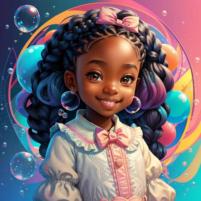 ((cute black girl with braids smiling playing with soap bubbles)) - Criador: Walt Disney2023) ), ,, ( Walt Disney acolchoamento ,multidimensional geometric wall PORTRAIT, arte, Chibi,
Yang08k, lindo, Colouring,Rose
Primary works, qualidade superior, melhor qualidade, Arte Oficial, Beautiful and Aesthetic,)) ), ,, Walt Disney acolchoamento ,multidimensional geometric wall PORTRAIT, arte, Chibi,
Yang08k, lindo, (Colouring, rosa), amarelo ,azul ,vermelho e branco)
Primary works, qualidade superior, melhor qualidade, Arte Oficial, Beautiful and Aesthetic,