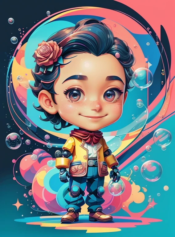 ((cute boy robot smiling with wheels and bubbles)) - Criador: Walt Disney2023) ), ,, ( Walt Disney acolchoamento ,multidimensional geometric wall PORTRAIT, arte, Chibi,
Yang08k, lindo, Colouring,Rose
Primary works, qualidade superior, melhor qualidade, Arte Oficial, Beautiful and Aesthetic,)) ), ,,  Walt Disney acolchoamento ,multidimensional geometric wall PORTRAIT, arte, Chibi,
Yang08k, lindo, (Colouring, rosa), amarelo ,azul ,vermelho e branco)
Primary works, qualidade superior, melhor qualidade, Arte Oficial, Beautiful and Aesthetic,