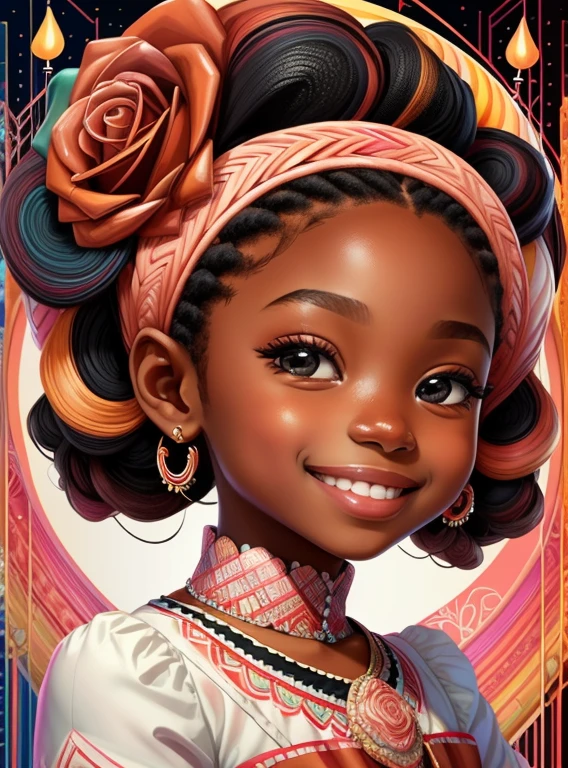 ((|) (cute black girl smiling with a beautiful birthday cake) stylized identical to 1940 |)), acolchoamento ,multidimensional geometric wall PORTRAIT, arte, Chibi,
Yang016K, lindo,(( Predominant red coloration ,rosa e branco))
Primary works, qualidade superior, melhor qualidade, Arte Oficial, Lindo e Estetaduardo Kobra acolchoamento ,multidimensional geometric wall PORTRAIT, arte, Chibo,detalhes