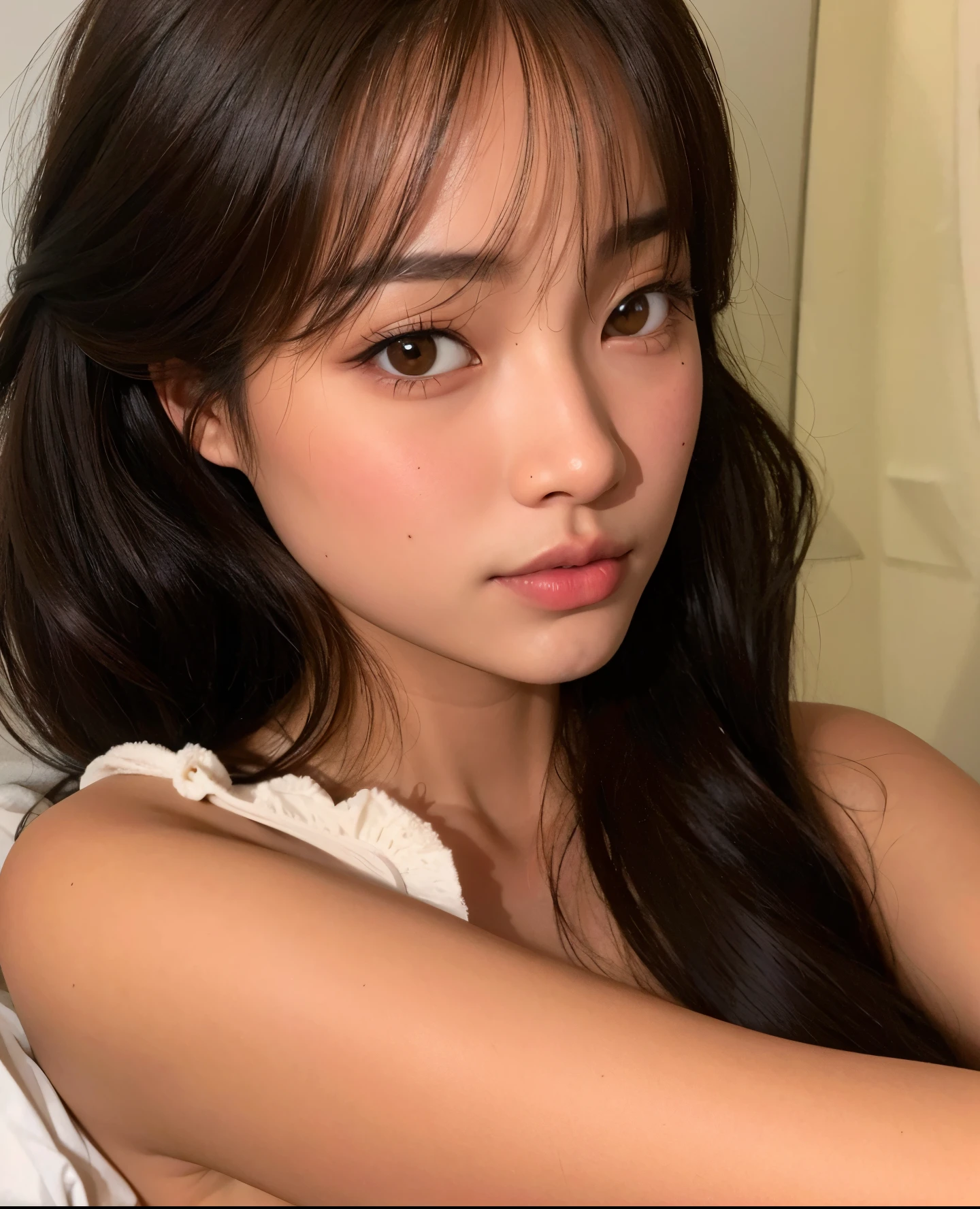 there is a woman who is sitting with a remote control, Lalisa Manobal, Mulher sul-coreana bonita, linda mulher coreana jovem, mulher coreana jovem bonita, Lalisa Manoban do Blackpink, menina coreana, tzuyu de duas vezes, young adorable korean face, young cute wan asian face, wan adorable korean face, korean face features, lindo rosto delicado