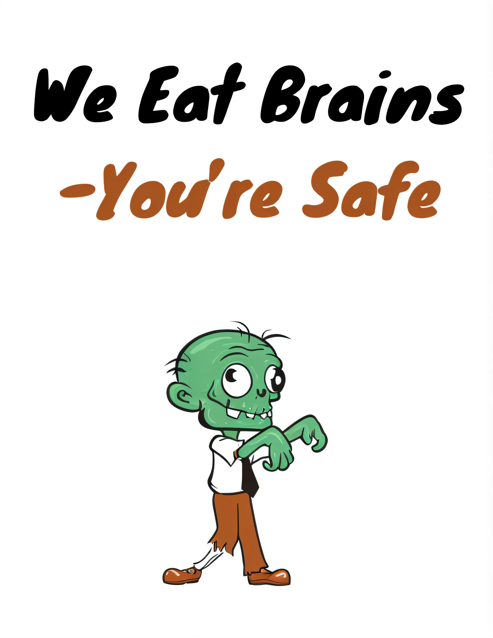 there a cartoon of a zombie brains, brain, featuring brains, zombie drinking coffee logo, zombie's, zombie holding coffee cup, very scary, header text”, worksafe. illustration, safe, safebooru, zombies, scare, children, scary, zombie not enjoying coffee, funny weird illustration, weird, yo, zombie coffee logo