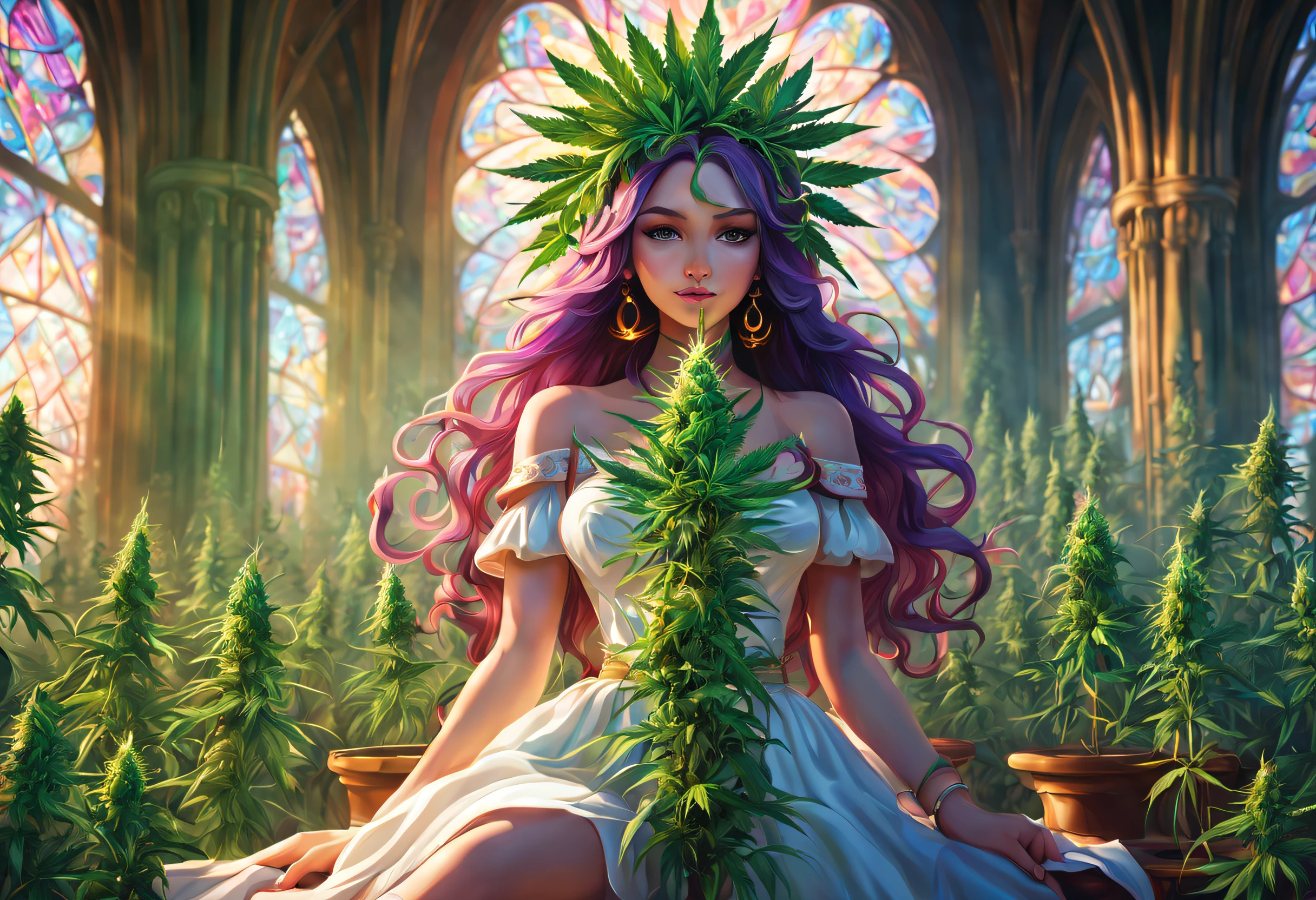 Cannabis fields「ganja, Khemri and the Digital Age」On the theme of、Generate digital art inspired by the fusion of Kemri and digital technology。Use bright neon colors and geometric shapes、Creating images that embody the possibilities of the new digital age。I drew a cannabis field(Best Quality,4K,8K,hight resolution,masutepiece:1.2),Cannabis details,(Realistic,realistic cannabis,Photorealsitic:1.37),stained glass cannabis nuclear art,Shining cannabis color,chapel in a sunlit cannabis field,french gothic linen architecture,great cannabis atmosphere,The majestic presence of cannabis,divine cannabis atmosphere,sacred cannabis space,quiet cannabis whisper,tranquil cannabis environment,sunny cannabis sanctuary,glimmering light,flickering cannabis candle flame,colorful cannabis reflection,speckled cannabis shadow,arched cannabis window,Carefully crafted cannabis antique glass,intricate cannabis pattern,rainbow cannabis shadow,mysterious cannabis motif,Cannabis symbol in cannabis field,Delicate workmanship,towering cannabis ceiling,gorgeous cannabis details,elegant cannabis chandelier,sacred cannabis,Biblical cannabis scene,vibrant cannabis artwork,mild cannabis appearance,golden cannabis halo,The glow of cannabis heaven,peaceful cannabis rally,spiritual cannabis meditation,solemn prayer,Singularity with cannabis fields,whispered cannabis prayer,A solemn cannabis homage,Super Details of Spiritual Cannabis Core Consciousness,tetrahydrocannabinol(tetrahydrocannabinol),hydroponics,creative cannabis cultivation,four-pronged diffuser,Highly purified plant extract,bright green cannabis leaf,peaceful garden atmosphere,plant laboratory,Precision culture technology,Cannabis buds glistening with resin,flowers covered with trichomes,powerful cannabis strains,carefully selected genes,professionally grown cannabis plants,Healthy cannabis leaves bathed in sunlight,Nutrient-rich organic soil,gardening perfection,thick and juicy cannabis buds,fine-grained trichomes,fine crystal formation,Aromatic terpene profile,Pines,fruity,and citrus scent,Natural and holistic healing properties,Exquisite cannabis craftsmanship,Artistic interpretation of cannabis cultivation,Nurturing and sustainable practices,hight resolution(Craftsmanship:1.2),Realistic colors,Studio Lighting,masutepiece:1.1,Colorful and vivid palette,Subtle and nuanced shading,Soft natural light,highlight intricate details,Draws the viewer into a calm and harmonious scene,Focus on the natural beauty and artistic expression of cannabis.「Create abstract artwork that captures the historical context of cannabis。It depicts a cannabis trip to Japan during the Yayoi period、Embrace elements inspired by ancient civilizations, Culture of Central Asia, etc.。Explore the contrast between traditional hemp field farming and the symbolic role of cannabis。」Cannabis in religious and cultural ceremonies、Face that is、Face that is、Face that is、Face that is、It expresses the evolution of cannabis over time and its importance to humanity。great cannabis((masutepiece)), hot steam, 1 girl'Smile depicting perfect amazing cannabis,There was a woman sitting on a cloud full of clouds, Buatigarh,cloud goddess, dreamy illustration, girl clouds, lie on white clouds fairyland, White cloud hair, jen bartel, Clouds. Fantasy, Dreamy clouds, concept-art ,dreamlike digital painting、Poster of Alafed of women wearing purple smoke and green flames, Fantastic ghostly cannabis atmosphere, ether cannabis!!!, a stunning young ethereal figure, A mysterious cannabis curtain that flows forever, Spirits covered with cannabis curtains, ghostly forms, irridescent ghostly, ethereal stills, Ghostly figures, White shining cannabis aura, great cannabis essence, Fantastic cannabis field fantasy, ether cannabis!!!!!!!, ghost cannabis nuclear smoke、cannabis dispensary、Treat yourself to some cannabis、Endocannabinoid System、Consume cannabis every morning、holding bong cannabis in hand、(Super Detail CG Unity 8k Wallpapers:1.5),<(masterpiece:1.5), (Top image quality:1.7), high-resolution illustrations, (Eye of detail and face of detail:1.3), (detaile:1.3, top-quality, (ultra-detailliert), (extremely delicate and beautiful), (illustratio), (Painterly