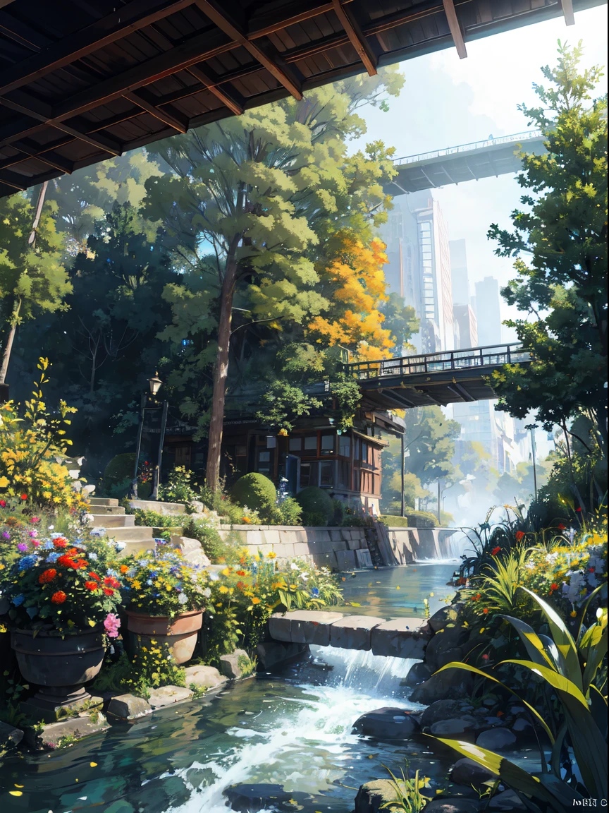 (Best Impact:1.5), (maximalism:1.5),
"Vision of a future city covered in nature, The towering skyscrapers are now decaying、covered with rich greenery. Scene set during golden hour, casts a warm light over the cascading leaves、Highlighting the contrast between rusty technology and the vibrant natural world。. Moss and vines envelop the remnants of civilization, A bright stream flows, rows of wild flowers、Dotted with glowing bioluminescent particles. In the distance, old monorail, now a relic, Continue weaving between the buildings, Alluding to past movements、It's quiet now. The entire scene is a combination of apocalypse and rebirth themes., With a rich green palette, golds, Blues that creates a quiet yet memorable atmosphere."
BREAK
(Realistic), hyperrealistic illustrations, hight resolution, ultra-detailliert, absurderes, (Very colorful:1.4),
BREAK
(very wide:1.anorama view:1.3), (Sense of depth:1.4), (longshot:1.3), (Magnificent view:1.3), (Extremely detailed:1.3), (8K, High quality, Cinematic, hyper realisitic, Illustration, absurderes, Octane Render:1.4),
break high resolution, ultra-detailliert, (masutepiece, Best Quality), Beautiful detailed glow, The best lighting,(((Best Quality, ultra-detailliert))), Highly detailed CG Unity 8K wallpaper, Highly Detailed beautiful and aesthetic, High resolution, Detailed, Intricate details, Hyper Detail, Sharp Detail, Detailed, hight resolution, Intricate details,