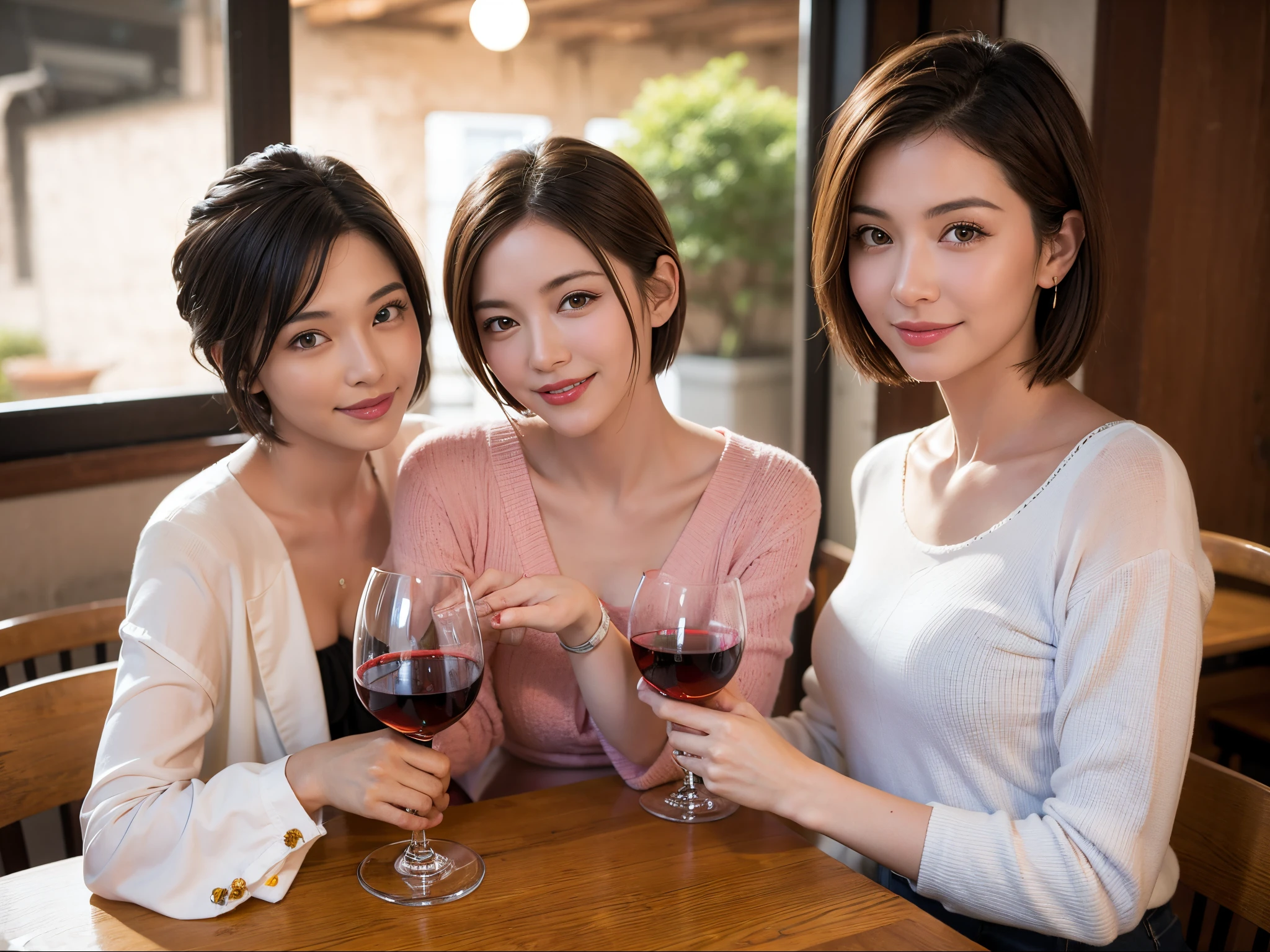 Draw a new hand and wine glass。