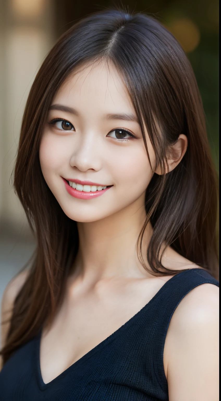 masutepiece, Best Quality, Illustration, Ultra-detailed, finely detail, hight resolution, a beauty girl、A smile