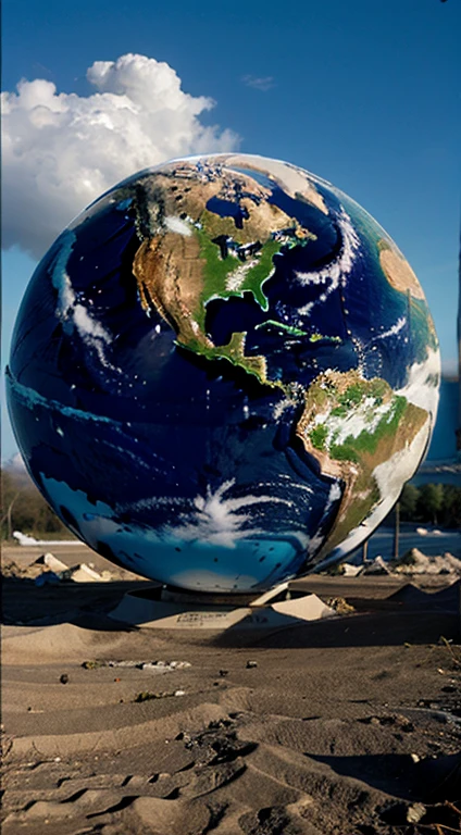 Environmental image surrounding the Earth