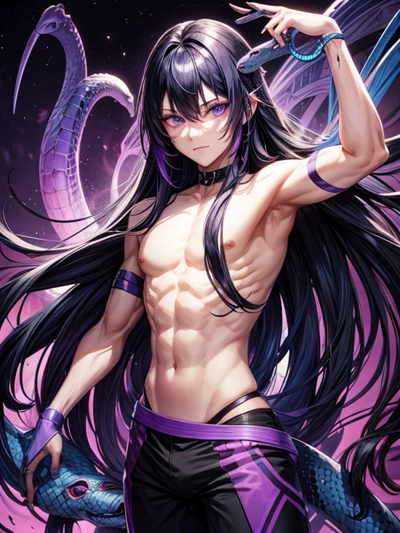 8th King of hell Paimon,cute,effeminate,boy,flat chest(best quality,4k,8k,highres,masterpiece:1.2),ultra-detailed