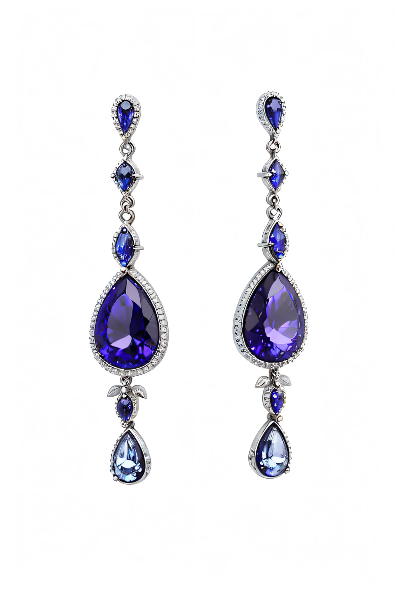 eardrop,Set with sapphires,silverware,Beautiful accessories,Advancedsense,high high quality