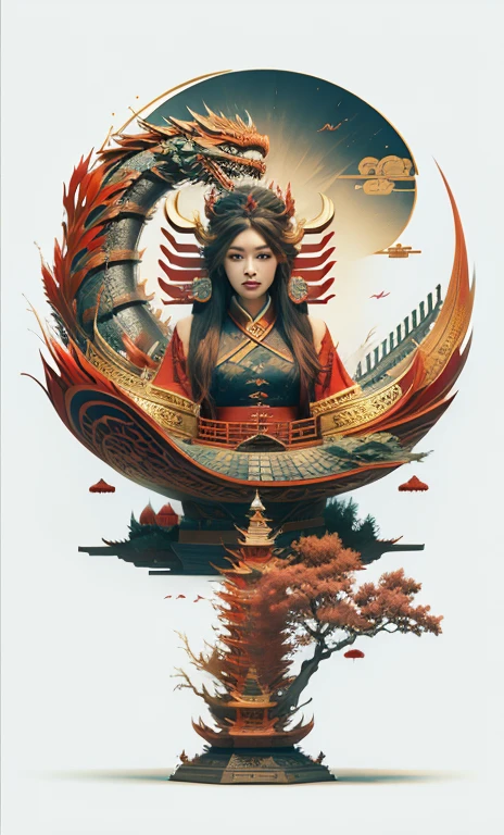 The imposing Chinese dragon