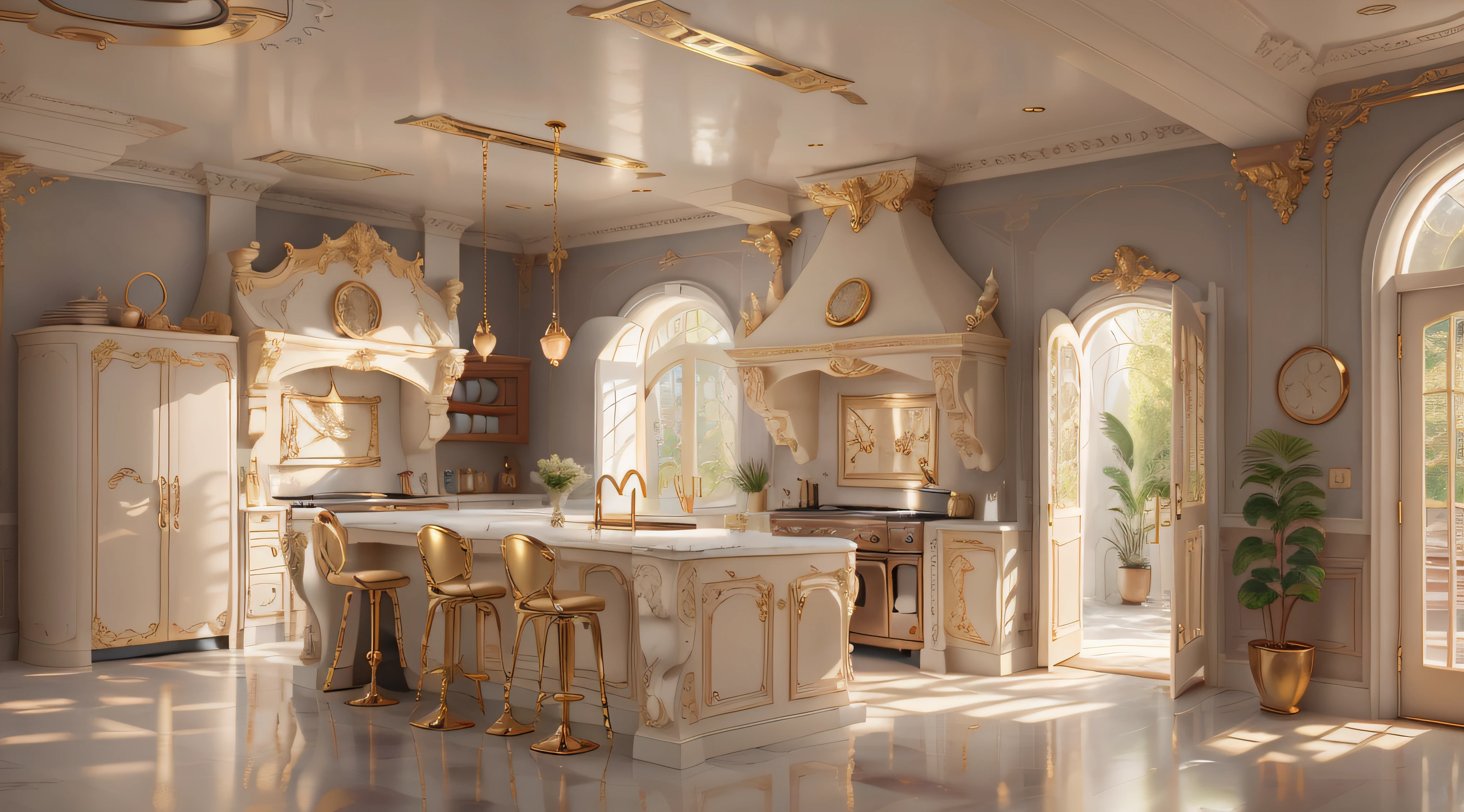 Ivory Gold AI Kitchen