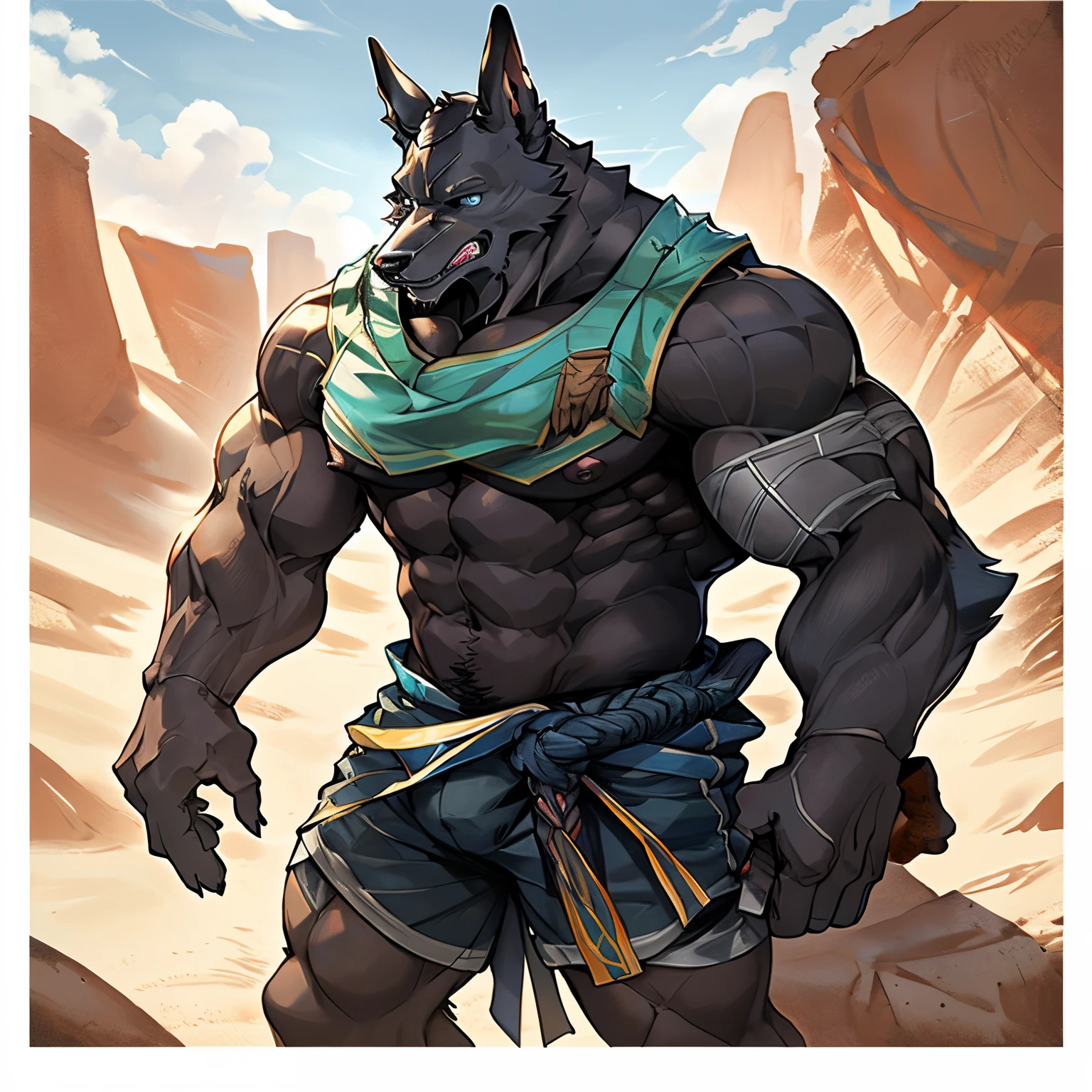 Nasus de league of legends Obra maestra,La mejor calidad, (Nasus):1,soltero ,macho,nada,,Antecedentes detallados,Obra maestra, no tan muscular ,envejecido,Mirando al espectador,por Pino Daeni,(por ruaidri),por WFA,por lindong,posando en el desierto, Obra maestra,La mejor calidad,(Nasus) solamente,taparabos color verde con detalles dorados ,4k HD, arte digital