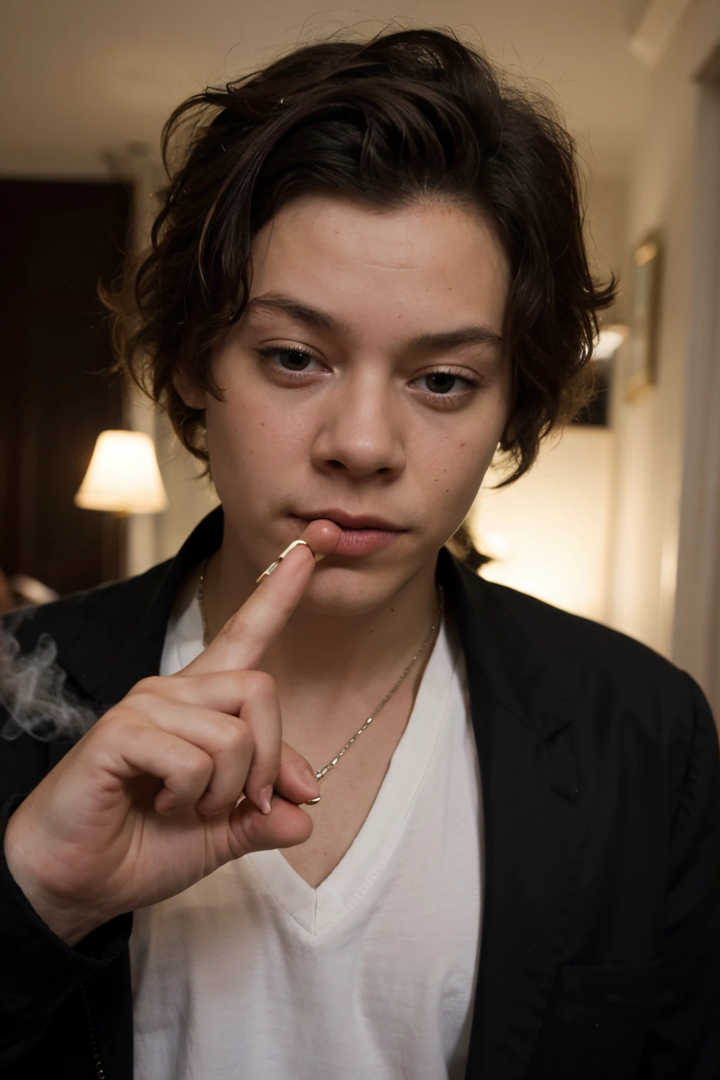 Harry Styles fumando