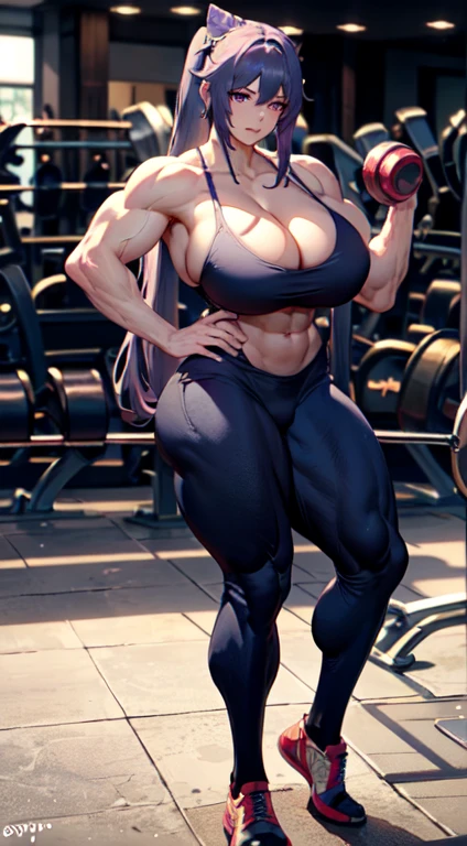 keqingdef,keqingopulent,keqingrnd,Genshin Impact,Purple eyes,purple hair,Double Ponytail,glovelack stockings,squatting on the ground,tmasterpiece,Huge stacked breasts,The kinky exposed ,(Surreal breasttremely full breasts)),((Super large)),Big breasts Thin waist,(((Extremely large breasts))),seductiv,High detail,hyper qualit,high resolution,8K,8k smooth,(reality: 1.2),(Highly realistic,Ultra-realistic,photograph realistic),(Realism: 1.2),Solo,(Perfect feminine curveig breasts:2),(Huge breasts:2),(gigantic cleavage breasts:2),(Large breasts:2),(Bare tits:1.4),(chiseled abs : 1.1),Nice strong legs,,(Curvy:1.1),Narrow waist,(gigantic hip:1),(Thick thighs:1),(Thick legs:1),Muscular,(body builder:2)