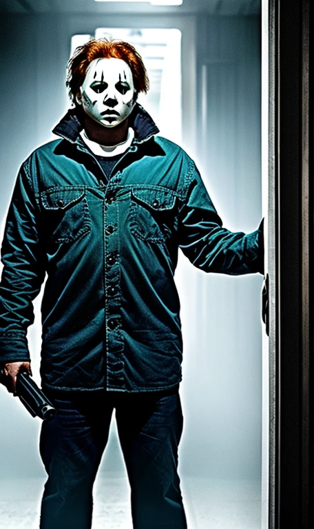 Michael Myers, photorealistic horror film masterpiece