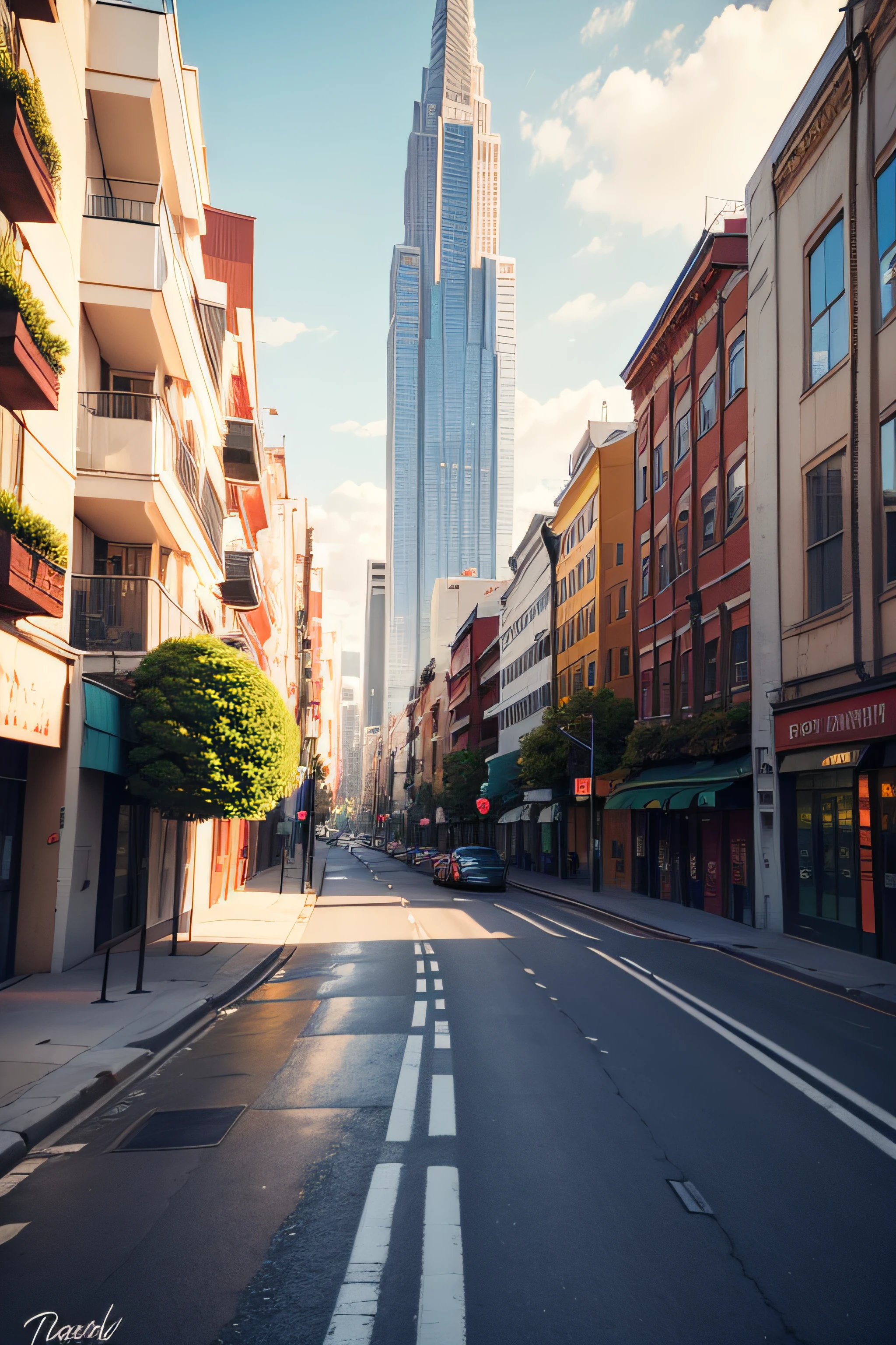Trendy scenery