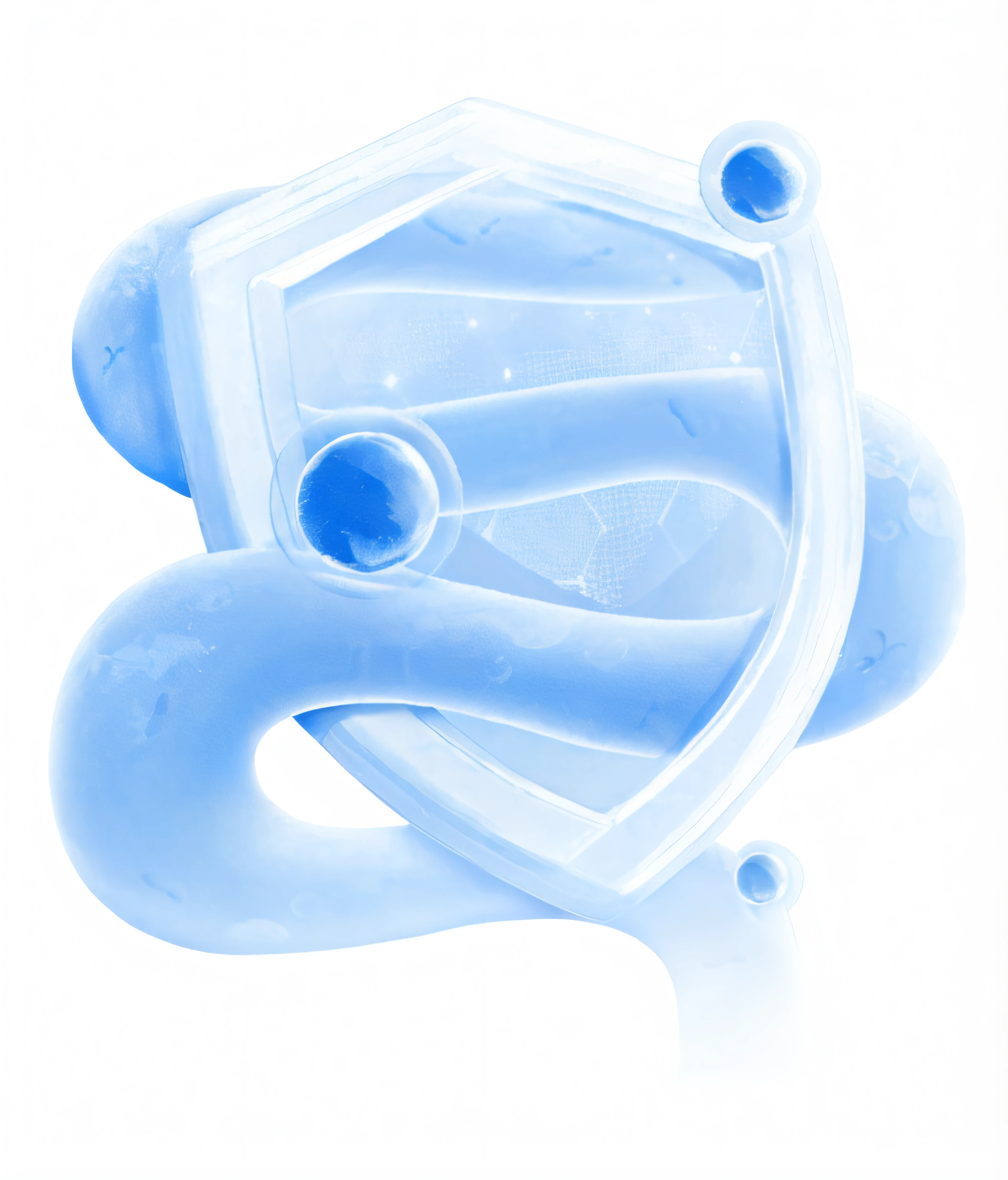 in pink,Color changed to pink, water armor, fantasy game spell symbol, fantasy shield, arte renderizada, gelatinous symmetrical, 3d icon, soft image shadow, frostbite 3 rendered, stylized shadow, kidney, stylized as a 3d render, 3d cell shadow, Frost Gem, Stylized gaming icons