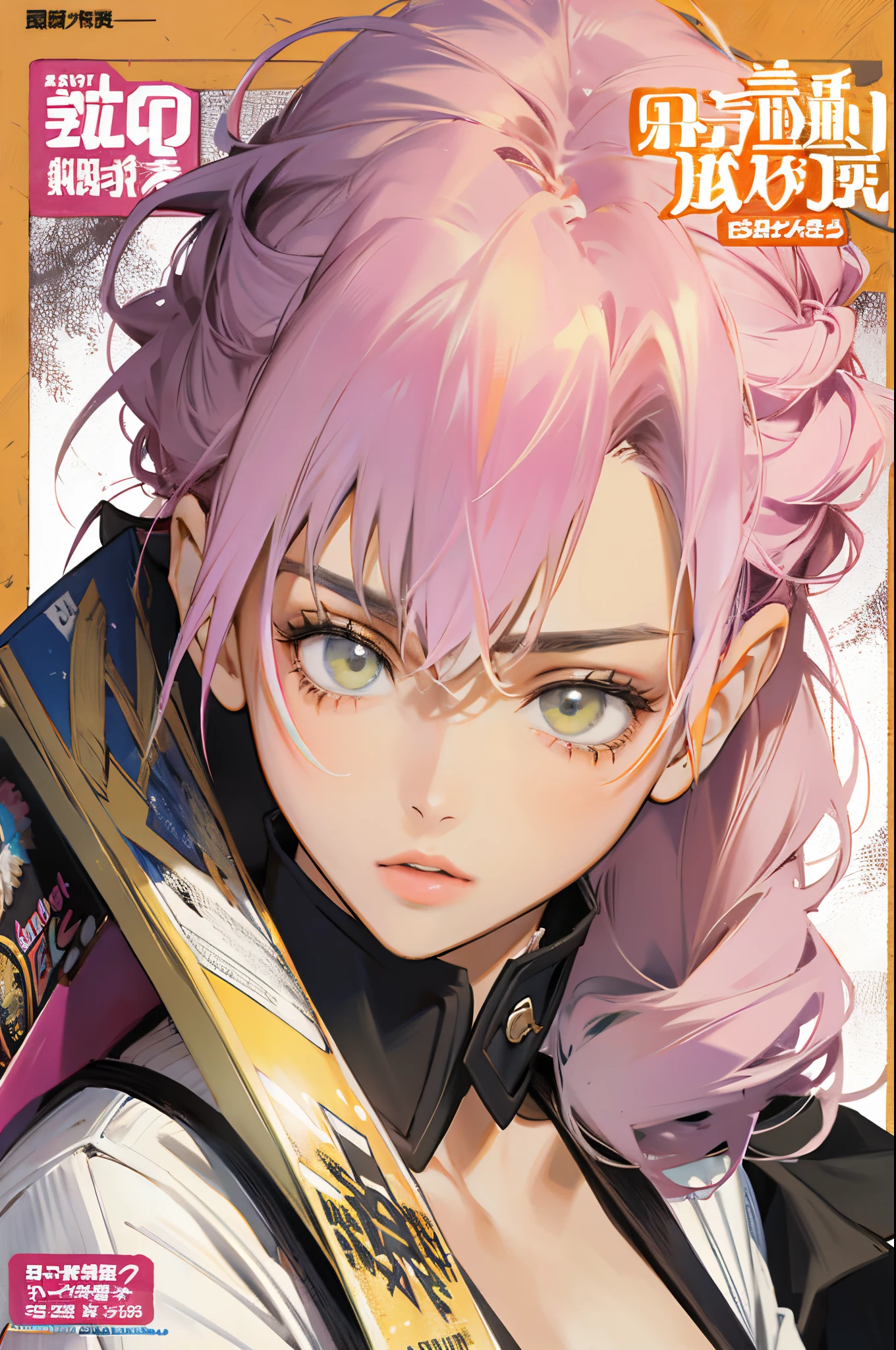 female warrior lyricisongated、Loim、Colorful magazine cover