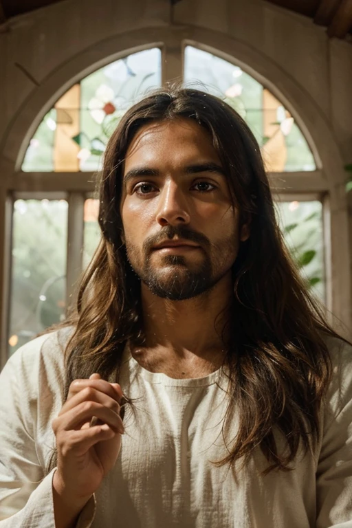 An ultra-realistic image of Jesus 