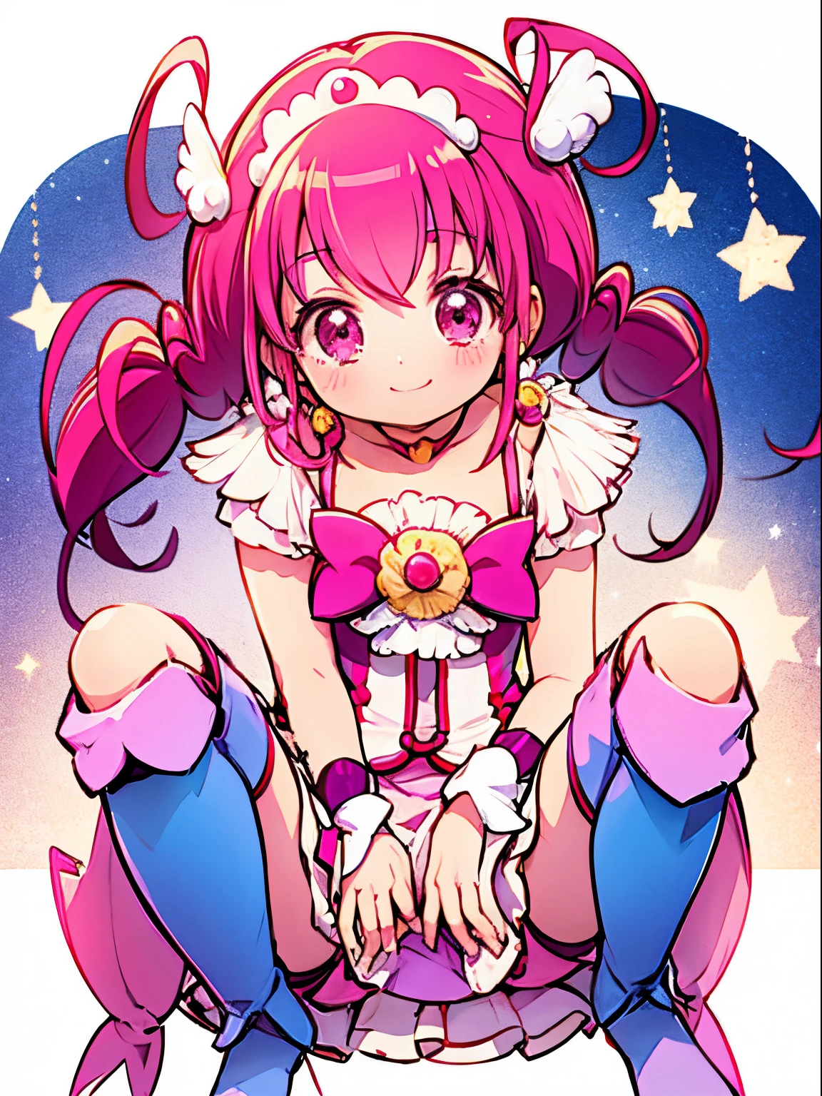 cowgirl position, squatting, spread legs blindfold Cure Happy_Smile Pretty Cure