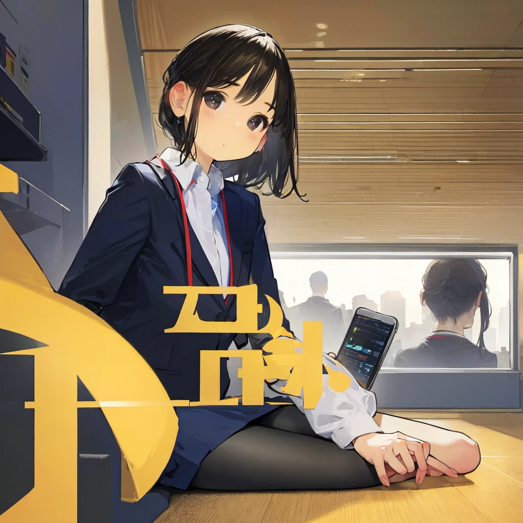 (((((ADULT))))) Officelady、Black jacket、Black tight skirt、White blouse、Black tights、High pumps with black heellack hair、s Office、lana、Beautiful woman、gazing at viewer、Looking here、hight resolution、top-quality、full body Esbian、animations、illustratio、Ultra-detailed delicacy