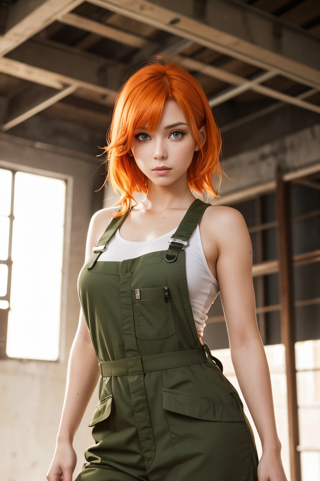 (ultra realistic,32k, masterpiece:1.2),(high detailed skin:1.1),( high quality:1.1),
mature adult women <lora:dextersmom:0.8>dextersmom, (bored:1.1),red hair, gloves, apron, jewelry, pants, shirt, thicc,  artificial intelligence core, self-aware algorithms, machine consciousness, digital evolution blurry background,(looking at viewer, sitting, crossed legs, from above:1.1),, huge breast,large breast,<lora:add_detail:0.97>,
(golden hour:1.1),