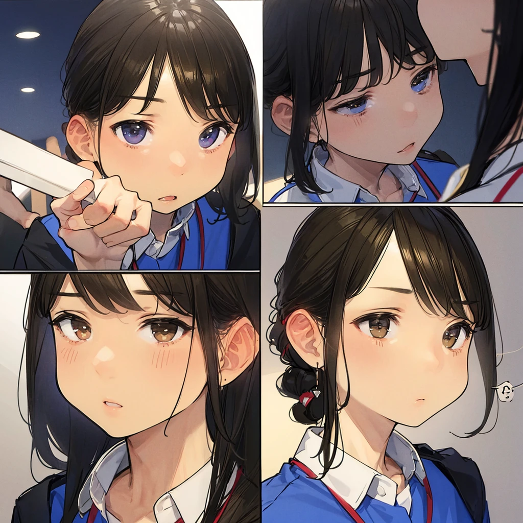 (((masterpiece))), (((highest quality))), Very detailed, Very detailed,  Detailed Background, 非常にDetailed Background, Sharp details, Very detailed face, Perfect lighting,  Kissing with tongue and saliva, Yuri, shy, in love, blush, The Girl on the Right, The Girl on the Left, Two Girls, Side view, at school, Are standing, , Aggressive kissing, passionate BREAK
shinomiya kaguya, Red eyes, Black Hair, Hair Ribbon BREAK Hayasaka Ai, blue eyes, blonde, Blue Scrunchie, Side Ponytail