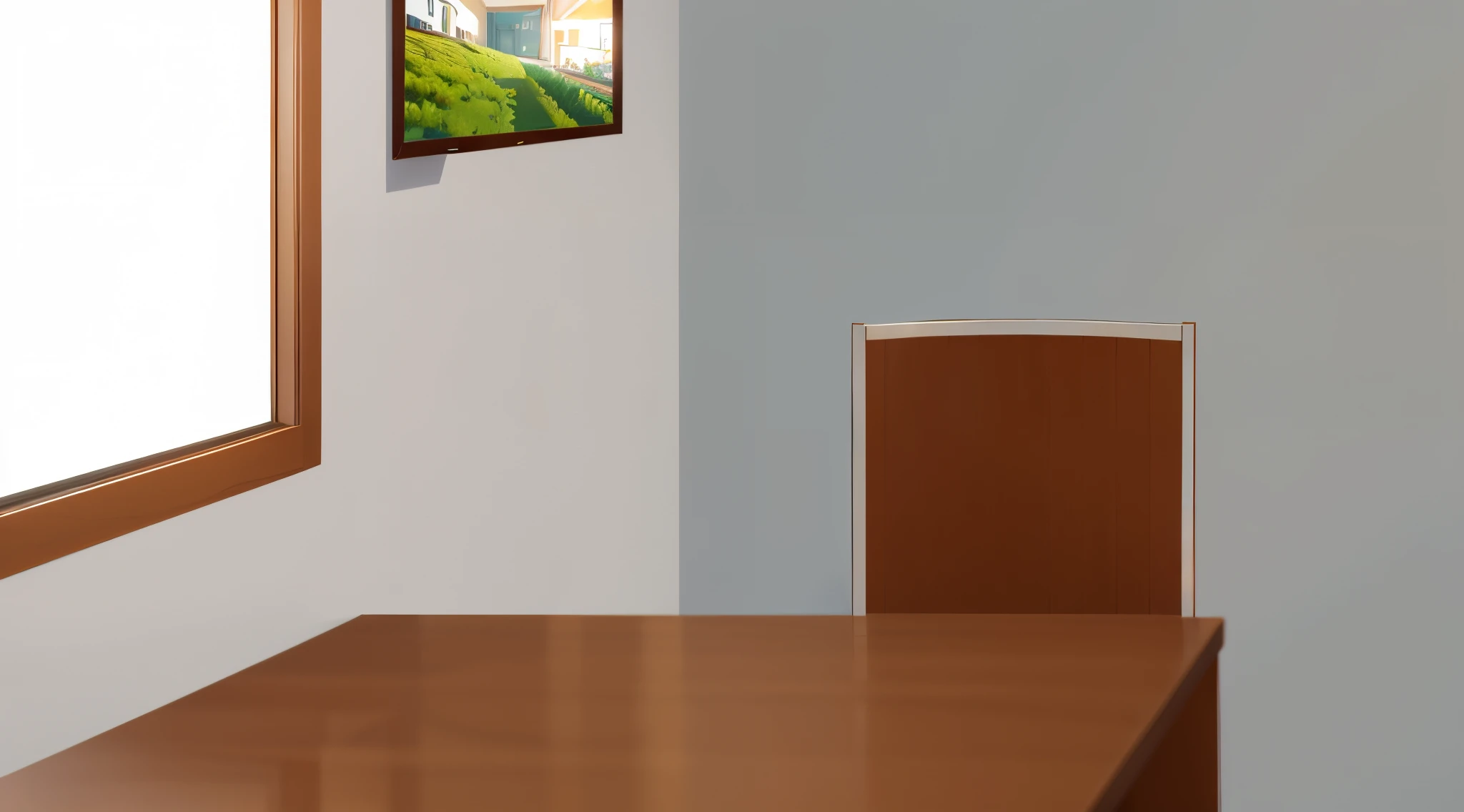 there a picture of a room with a table and chair and a picture on the wall, wall background, background(solid), an interior of room, personal room background, detailed scenery —width 672, living room background, 2 d, interior background, interior of a small room, small room, interior of room, interior background art, corner office background, 4k anime, 4k anime background, 4k detailed, 4k anime, 4k anime background, 4k detailed,