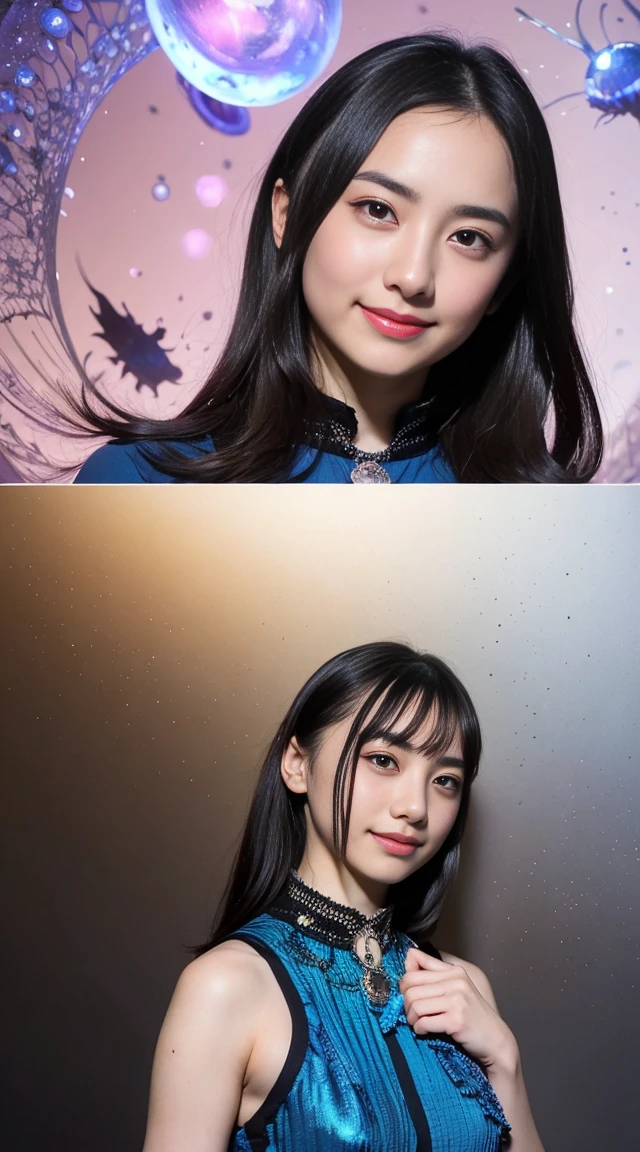 (Two beautiful age italian girls:1.6), Close friends, (They are hugging each other:1.2), Kiss her cheek or chest,(Detailed iridescent bodysuit with beautiful fractal or marble design:1.5), Incredible and spectacular scenes, ((High quality)), ((Detailed)), ((Fantasy)), Blue Plasma Brain, Green Plasma Body, Vulgarity, beutiful breast, obscenity, (Lewd smile:1.2), coarse, Obscene, mean, (raunchy:1.2), (Immoral:1.2), Lachish, (small breasts with beautiful raised pink areolas,,,,,,,,,:1.5), (Cameltoe), (Expression of ecstasy:1.2), Photorealistic, Official art, Unity 8K Wall , 8K Portrait, Best Quality, Very high resolution, (Incredibly beautiful nature background:1.6), (18 years old:1.5), (Sexy and glamorous:1.1), (A coquettish expression:1.6), (seductively smiling:1.6), (Full body), (erotic posing:1.6), (Model Posing:1.6), Beautiful seductive face, Portrait, (Thick eyebrows:1.4), (Big scarlet eyes:1.2), Beautiful eyes with fine symmetry, (Ultra detailed eyes:1.4), (High resolution blue eyes:1.1), Intimate face, (ultra detailed skin texture:1.4), White skin, pale skin, Perfect Anatomy, Thin, (Beautiful toned body:1.5), Hair Bow, (Moist skin:1.2), No makeup, (dark circles:1.1), Good anatomy, Focus Face, good-looking, (Emilia Clark:0.6) (Emma watson:0.3),(Jennifer Connelly:0.4), ( Face:1.5), Elegant face, Nice, Dolce, (A delicately crafted necklace is wrapped around her neck...), (Bioluminescence with brilliant brilliance:1.4), (Luminous magic circle:1.5), Ruins of an ancient castle, Shining majestic cloud masses and sky, lightning bolt, Epic Realistic, (Greg Rutkowski:0.8), (teal and orange:0.4), (Art Station:1.5), Cinematic, (nffsw:1.5), Hyper Detailed, Dramatic light, (Intricate details:1.1), Beautiful black hair, (Wearing a gauntlet with a dense and very beautiful design decorated with jewels:1.1), Small chest