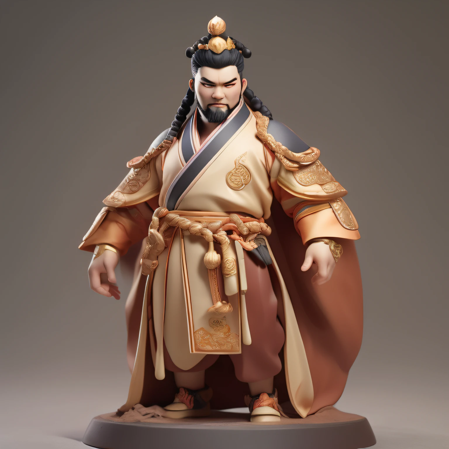 人物，Guochao style，clay，male people，Cultural and creative IP design，Bai Juyi