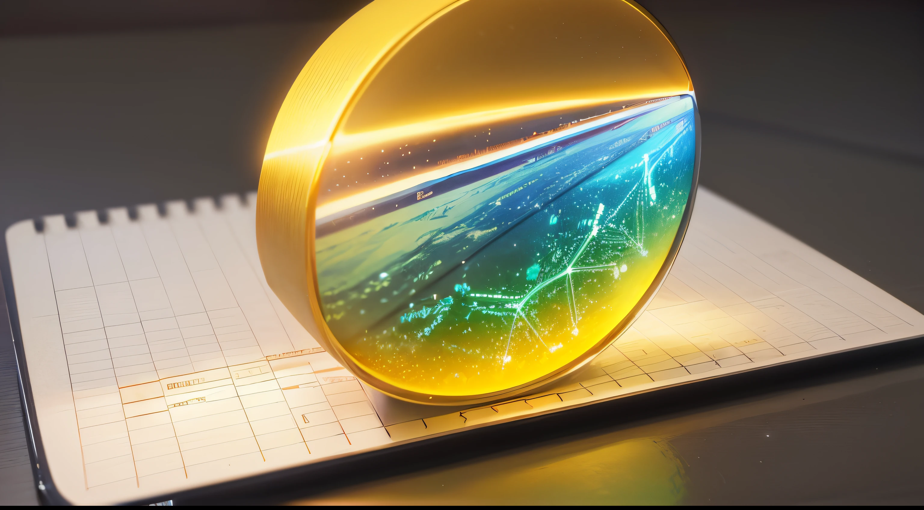 Engaging 3D visualization featuring stunning graphs、glinting