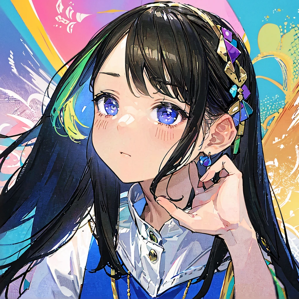 A girl gazing at her reflection in a mirror, multiple girls appearing through optical illusions, vibrant colors, detailed facial features and expressions, flowing dresses, surrealistic backgrounds, mirrored surfaces, intricate patterns, realistic lighting, and masterful brushstrokes. (best quality,4k,8k,highres,masterpiece:1.2),ultra-detailed,(realistic,photorealistic,photo-realistic:1.37), vibrant colors, multiple girls, optical illusions, reflections, intriguing patterns, mesmerizing surrealistic backgrounds, flowing dresses, detailed facial features, expressive eyes and lips, mirrored surfaces, realistic lighting, masterful brushstrokes, enchanting atmosphere, intriguing composition, vibrant and contrasting colors, dynamic poses, ethereal ambiance, delicate translucency, captivating beauty, surrealistic elements.