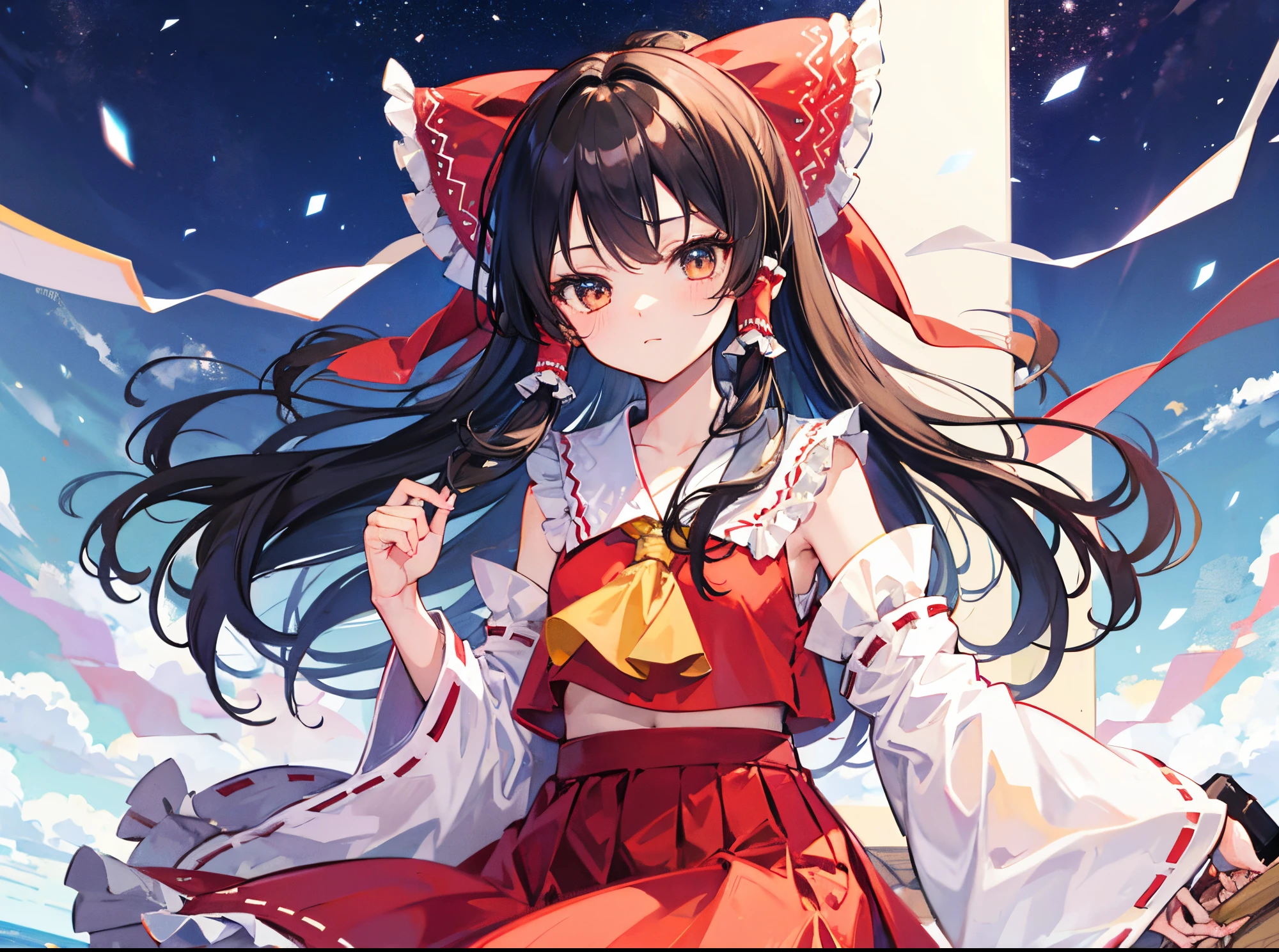 Kirisame Marisa,Hakurei Reimu,1GirlTag
