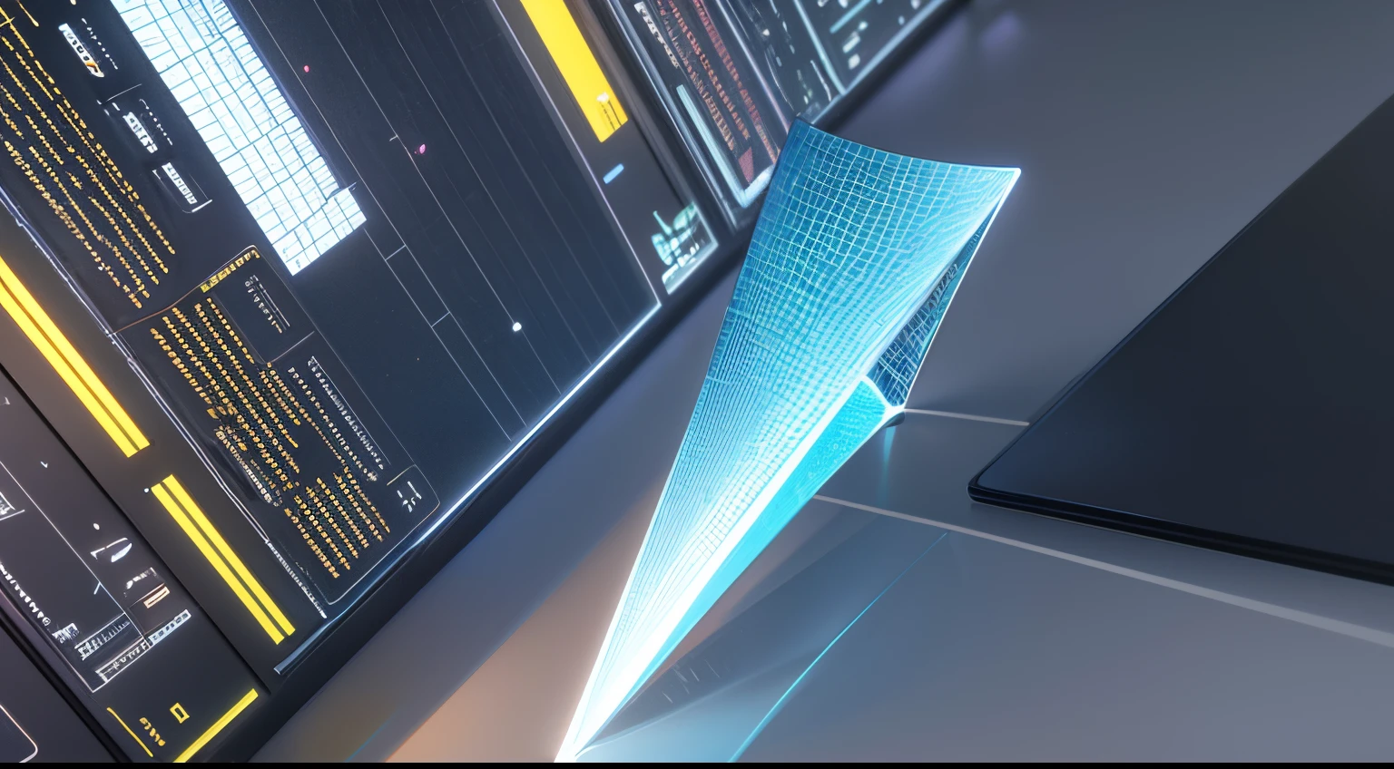 Engaging 3D visualization featuring stunning graphs、glinting