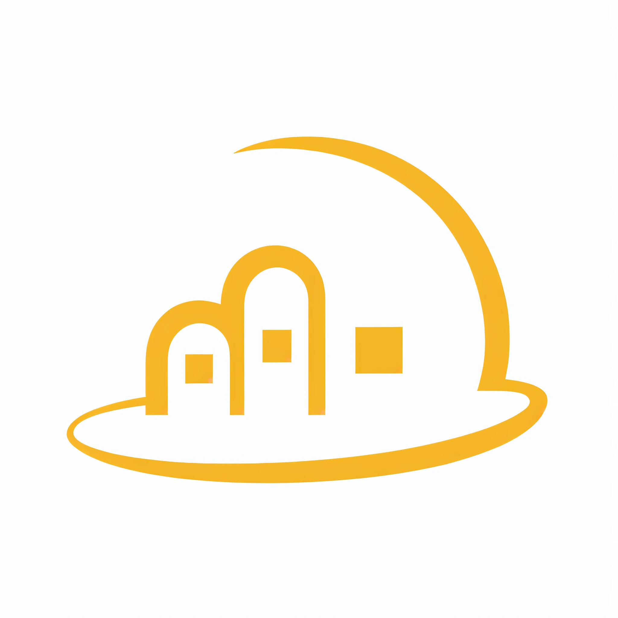 image of small house with small windows, japanese-inspired, logotype, Tupini Punk, Soft and rounded shape, limba school, Plane shape
