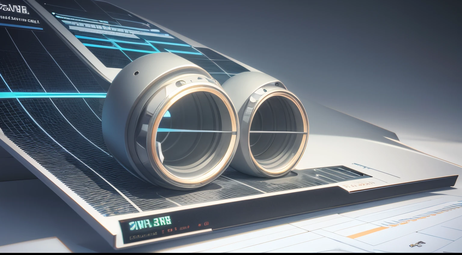 Engaging 3D visualization featuring stunning graphs、glinting