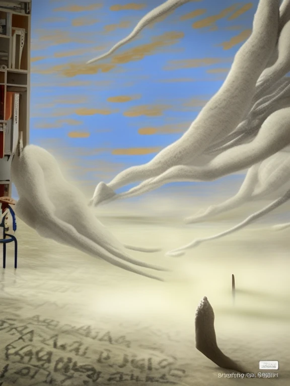 snow landscape，There  a tree on the tree, Inspired by Les Edwards, Inspired by Yves Tanguy, Inspired by Zdzisław Beksiński, Detailed paintings from the Dune movie, surreal landscape painting, Zgislaw Beksinski, Buicksinski, Inspired by John Martin, inspired by John F