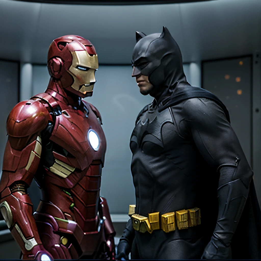 Ironman vs batman en el espacio