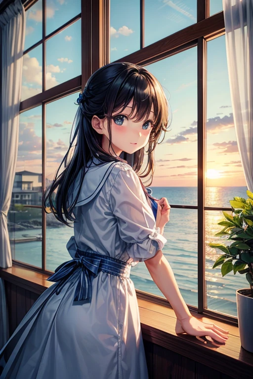 by the window、Despressing、early evening、shores