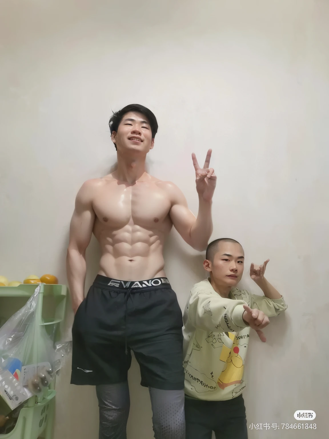 1 sparkling asian boy, sweaty,sexy for, , Underwear volume, a purple eye, musculous, Sports briefs, 浴室, vivd colour, Sexual tension, Grease luster, 电影灯光, wide angles, tmasterpiece, Best quality at best, ultra - detailed, 16k, hyper HD, sportrait